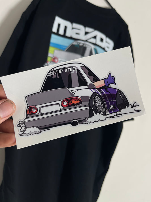 Drift Car Sticker